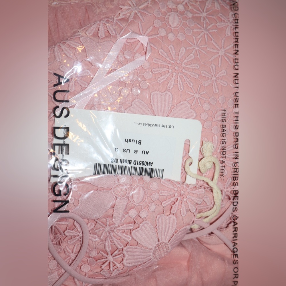 Embroidered Tulle Midi Dress NWT - Picture 2 of 5